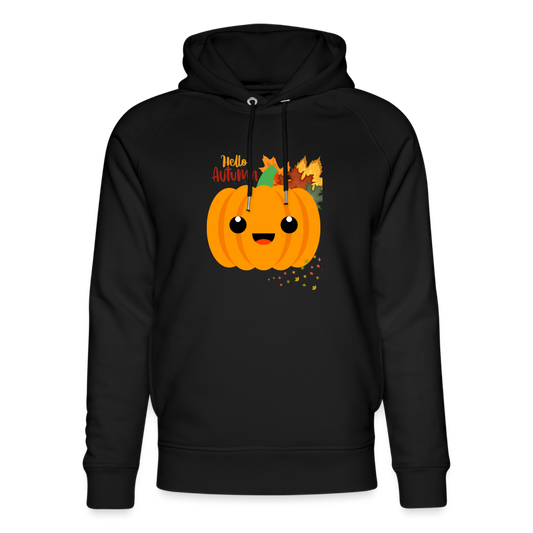 Unisex Bio-Hoodie von Stanley & Stella - Hello Autumn - Schwarz