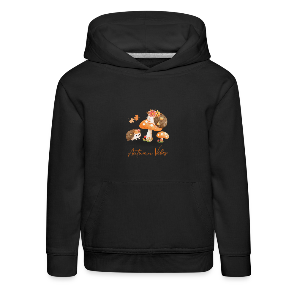 Kinder Premium Hoodie - Autumn Vibes - Schwarz