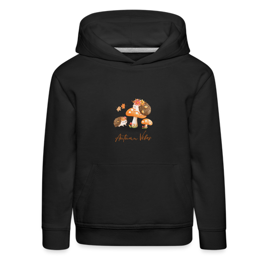 Kinder Premium Hoodie - Autumn Vibes - Schwarz