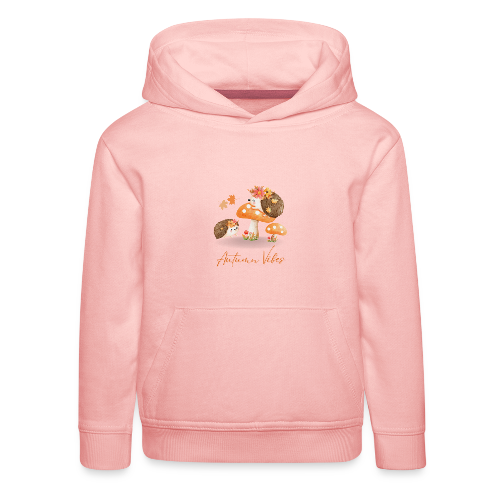 Kinder Premium Hoodie - Autumn Vibes - Kristallrosa