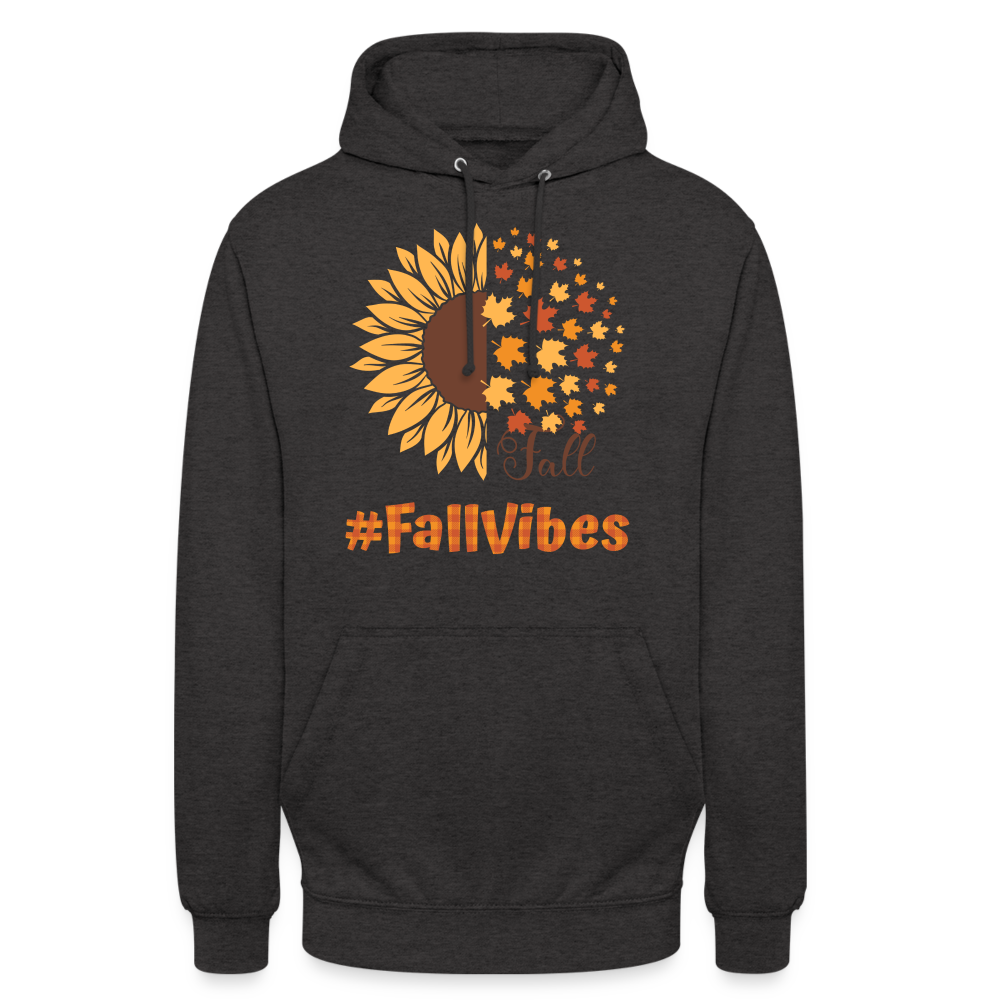 Unisex Hoodie - Fall Vibes Sunflower - Anthrazit