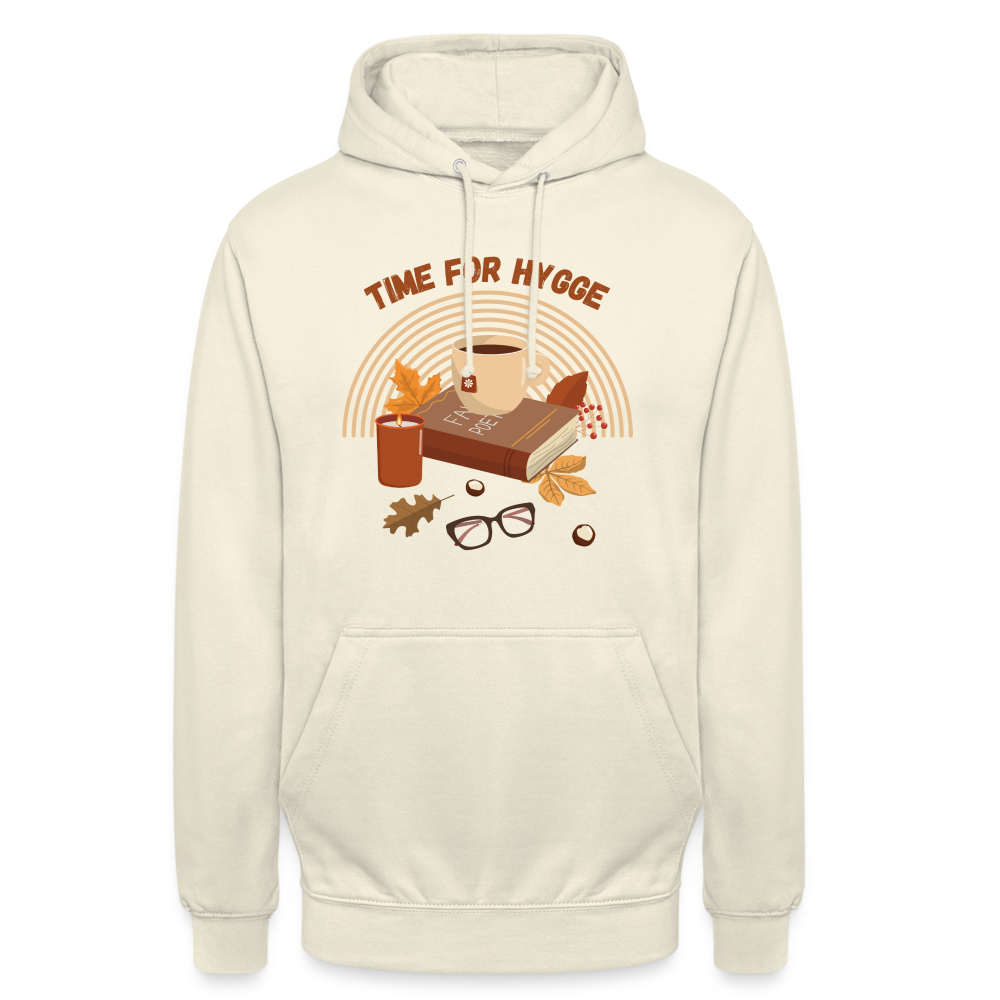 Unisex Hoodie - Time for Hygge Buch - Vanille-Milchshake