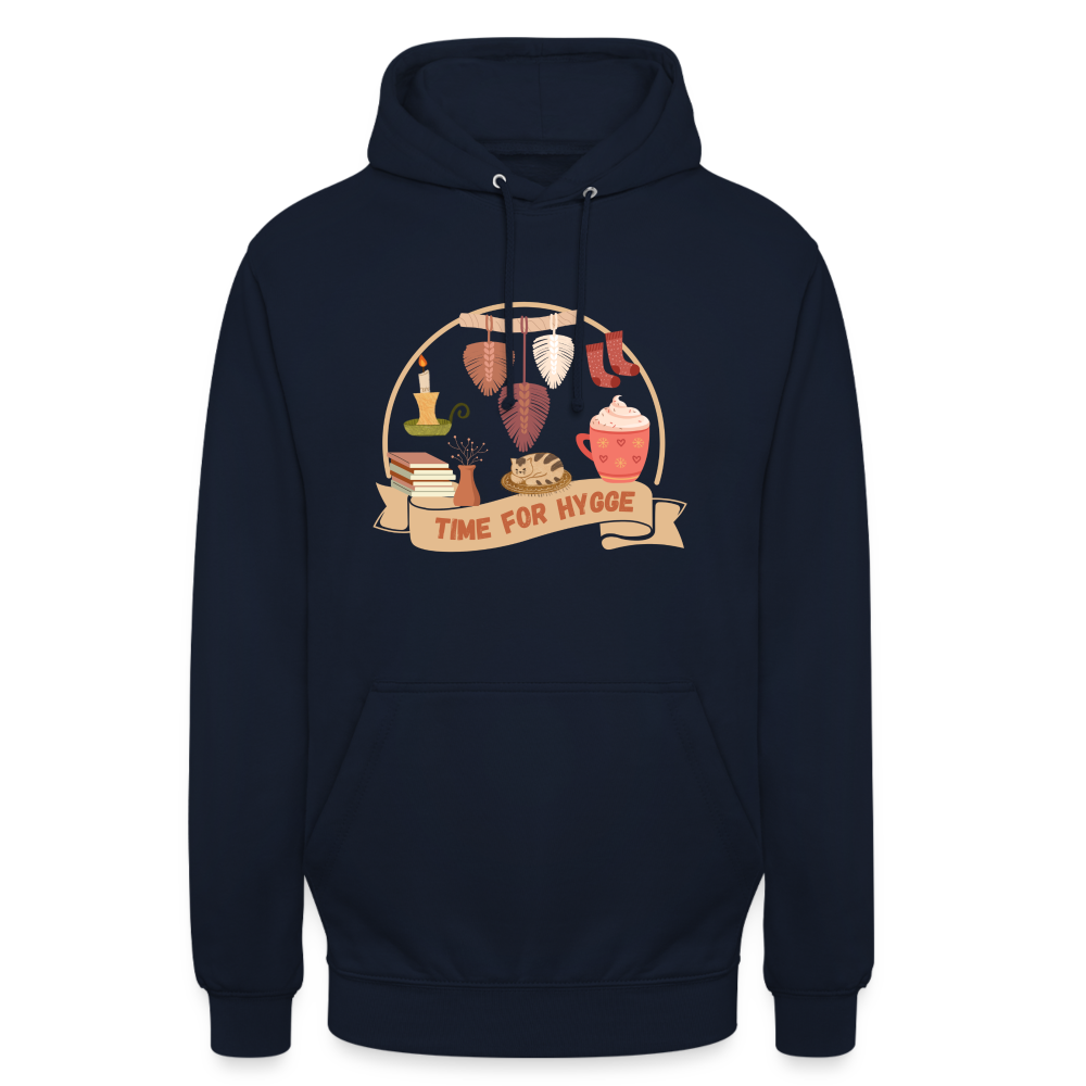 Unisex Hoodie - Time for Hygge MIX - Navy