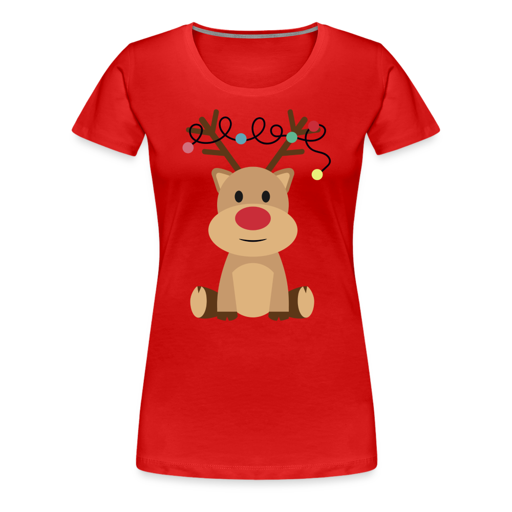 Frauen Premium T-Shirt - Lichterrudolph - Rot