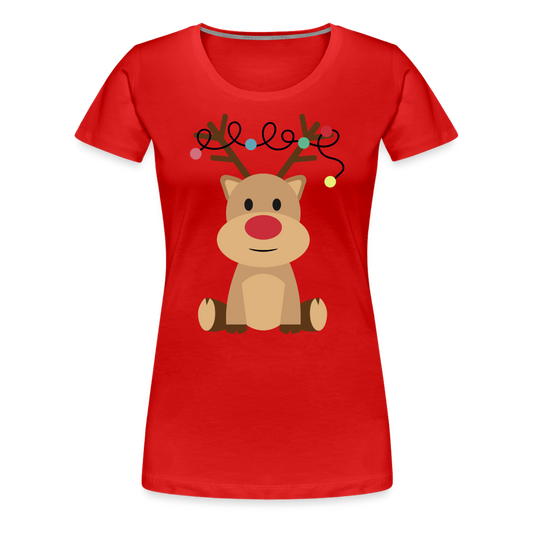 Frauen Premium T-Shirt - Lichterrudolph - Rot