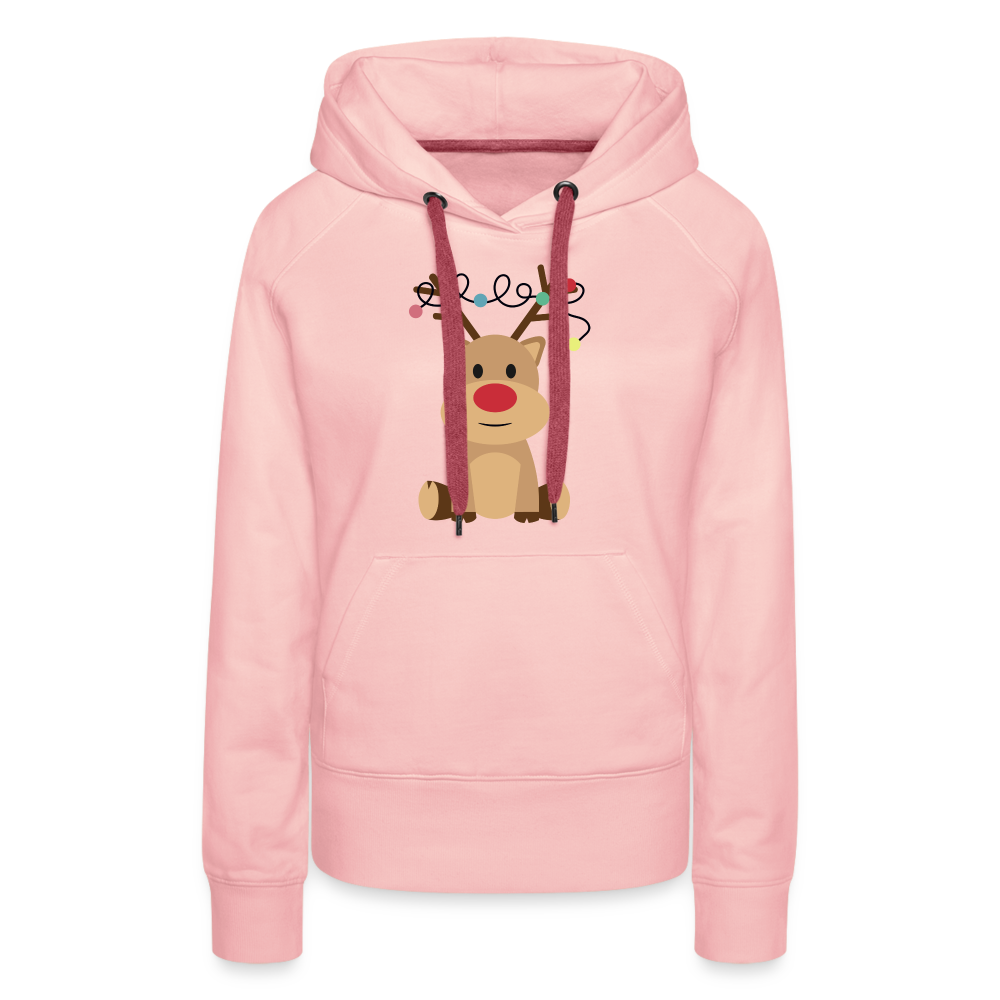 Frauen Premium Hoodie - Lichterrudolph - Kristallrosa