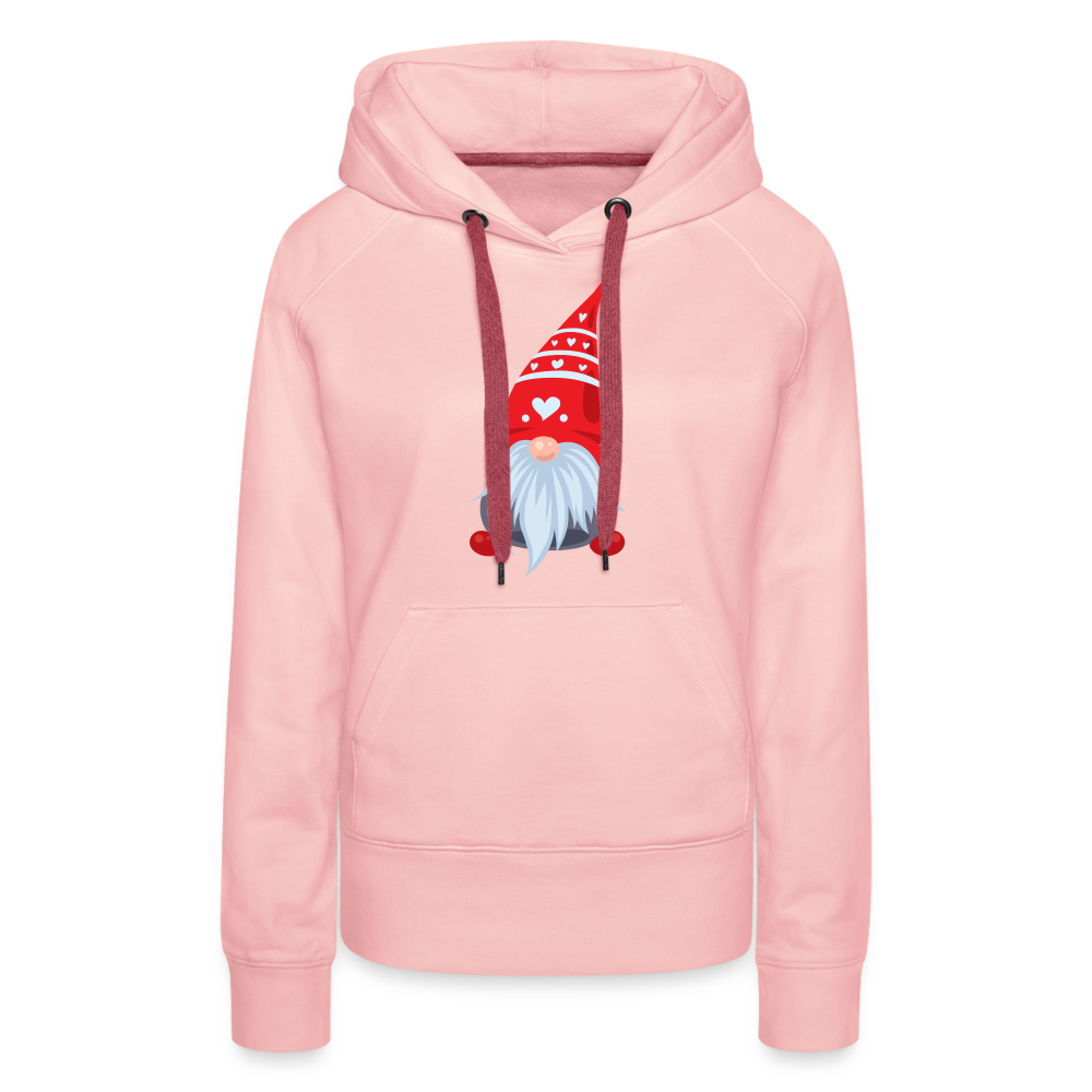 Frauen Premium Hoodie - Herzwichtel - Kristallrosa