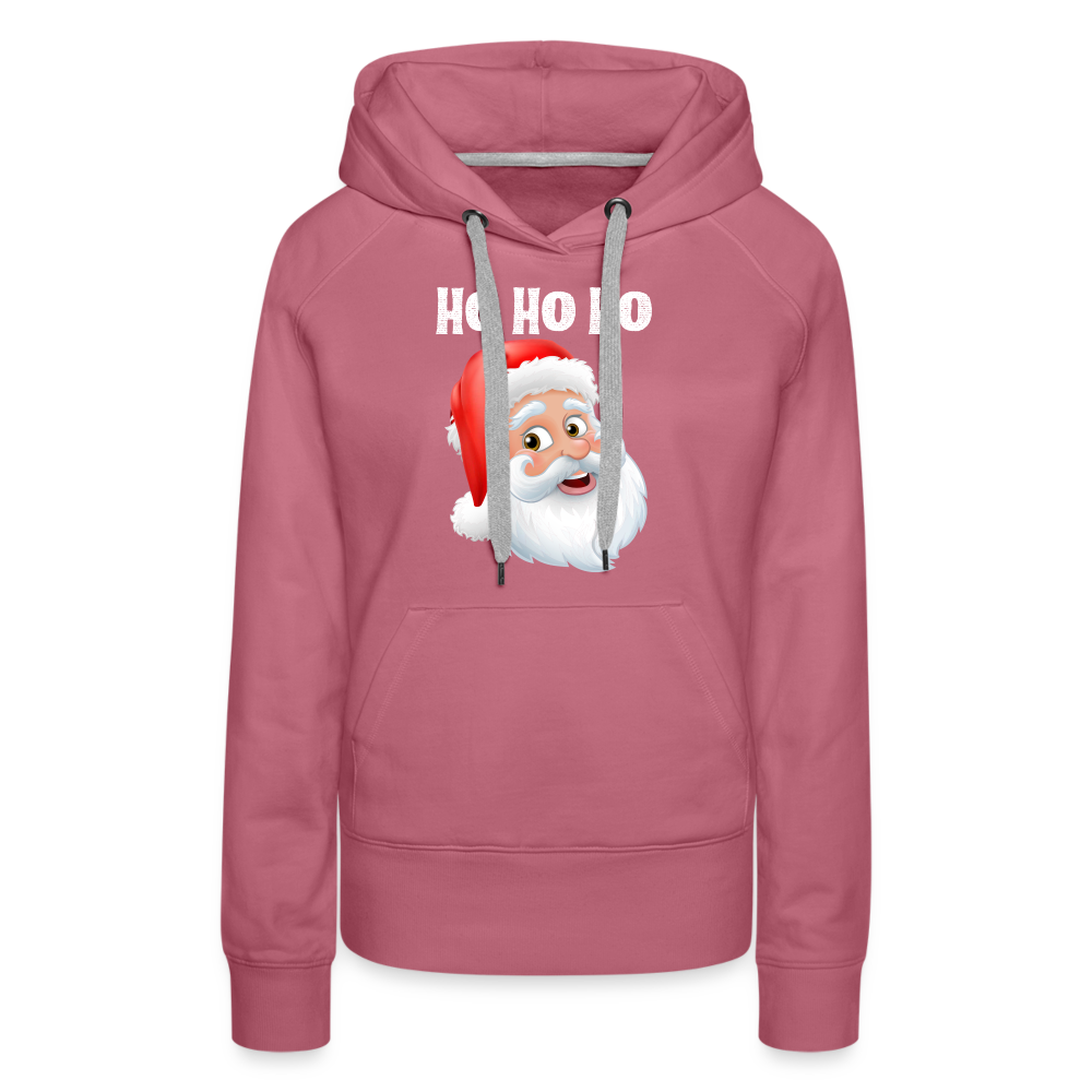 Frauen Premium Hoodie - Santa Hohoho white - Malve