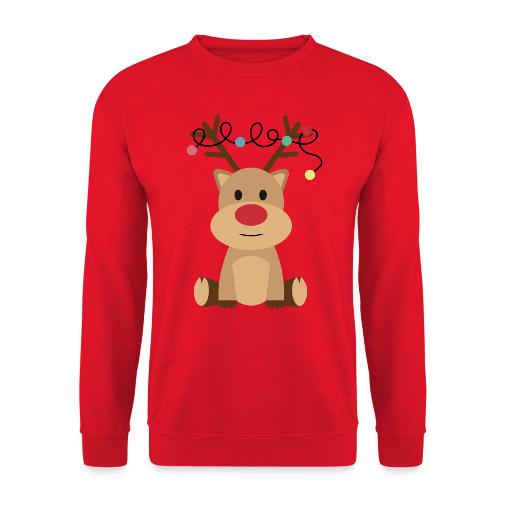 Unisex Pullover - Lichterrudolph - Rot