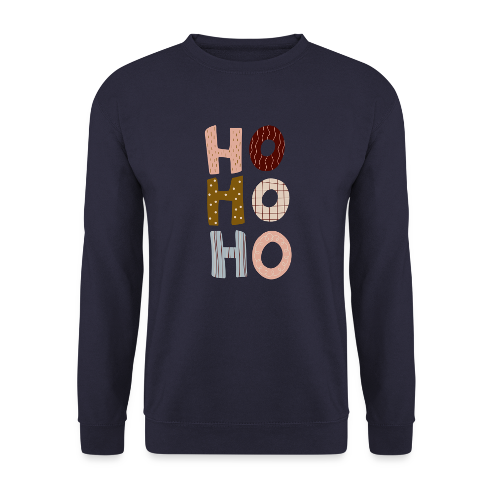 Unisex Pullover - Hohoho rosé - Navy