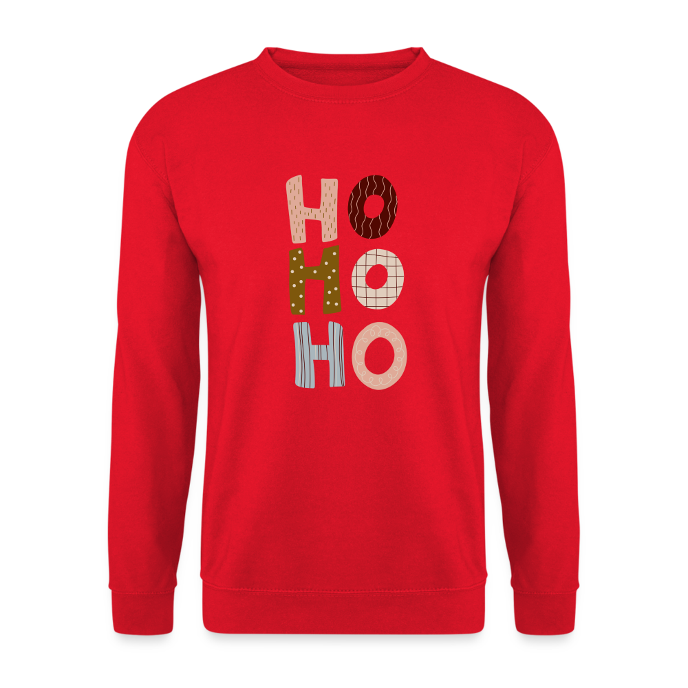 Unisex Pullover - Hohoho rosé - Rot