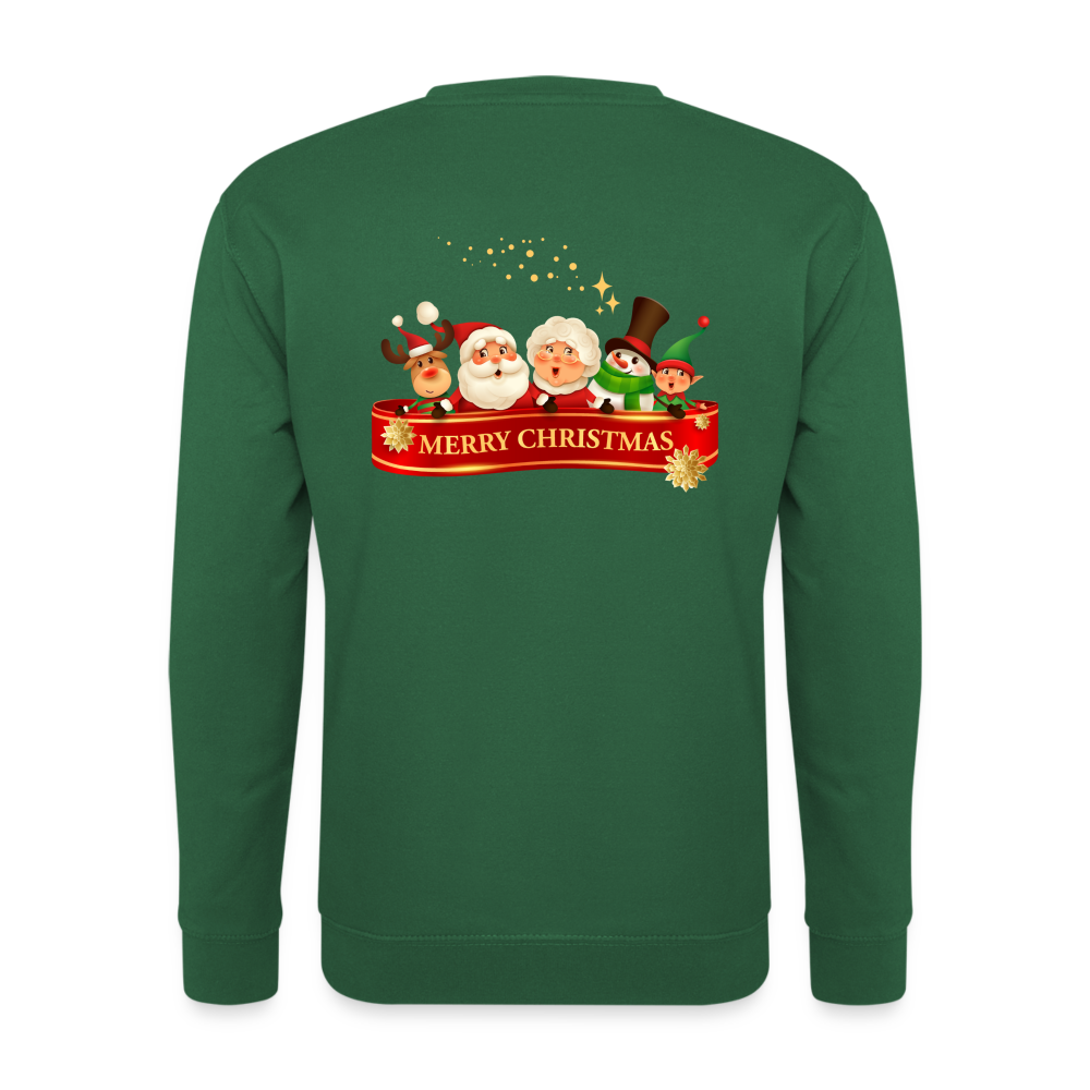 Unisex Pullover - Merry Christmas Team - Grün