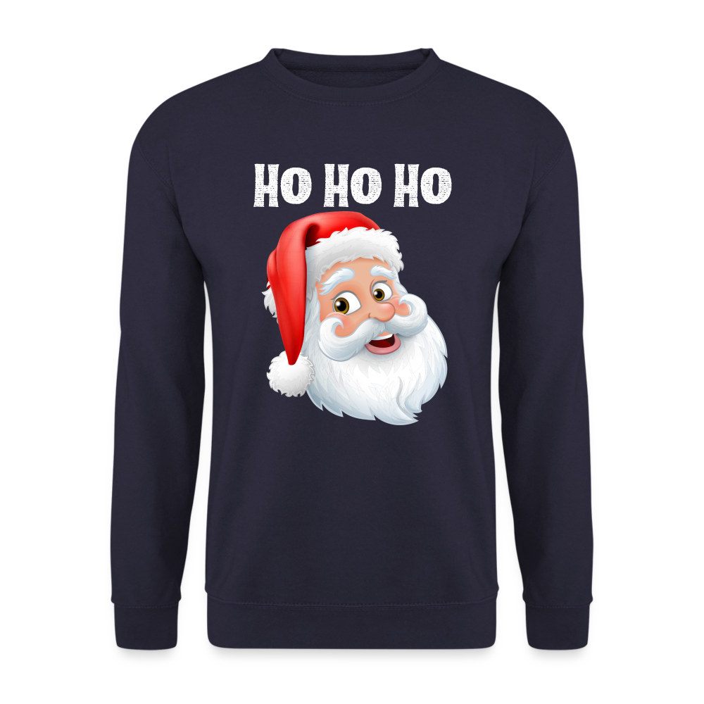 Unisex Pullover - Santa Hohoho white - Navy