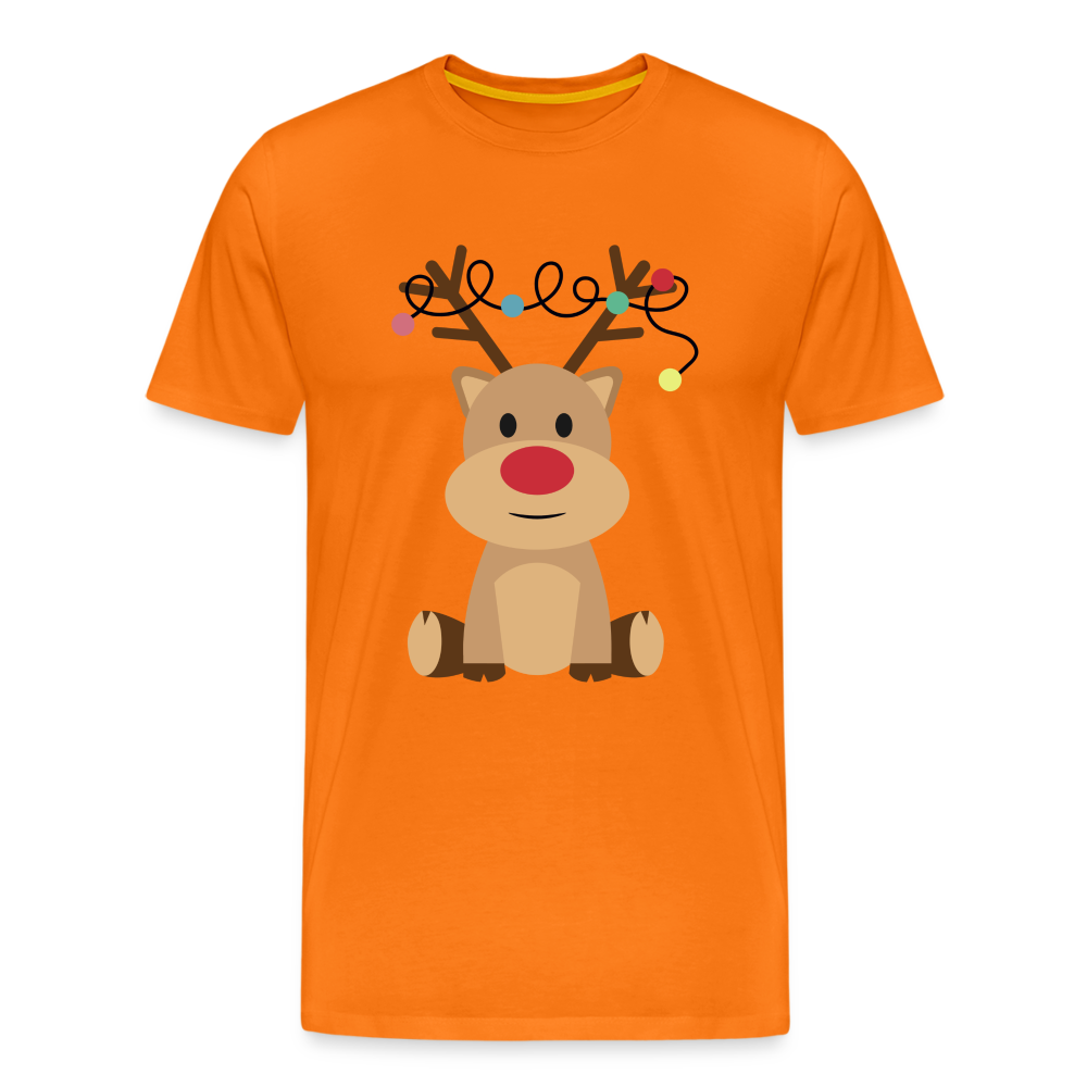 Männer Premium T-Shirt - Lichterrudolph - Orange