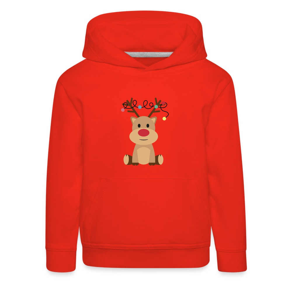 Kinder Premium Hoodie - Lichterrudolph - Rot