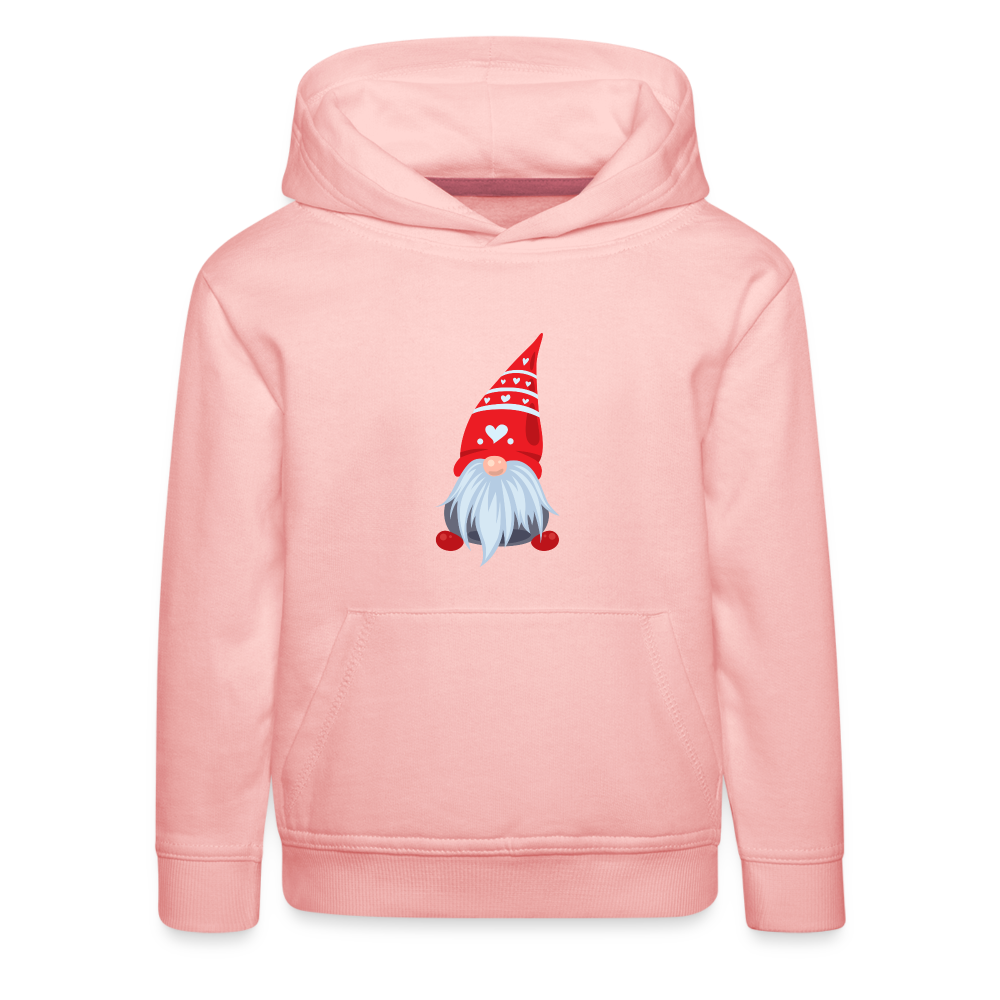 Kinder Premium Hoodie - Herzwichtel - Kristallrosa