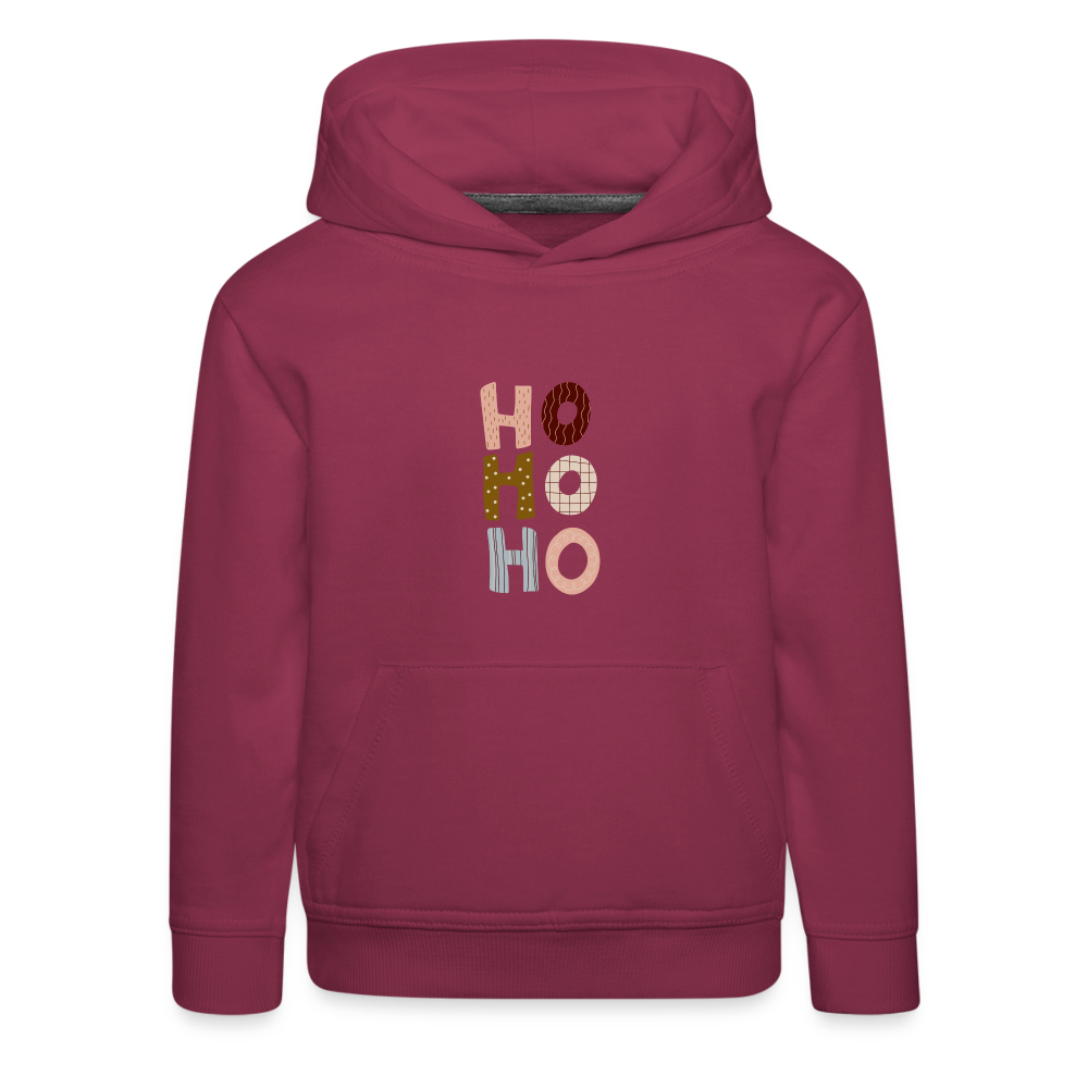 Kinder Premium Hoodie - Hohoho rosé - Bordeaux