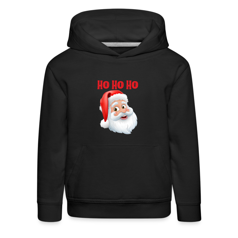 Kinder Premium Hoodie - Santa Hohoho red - Schwarz