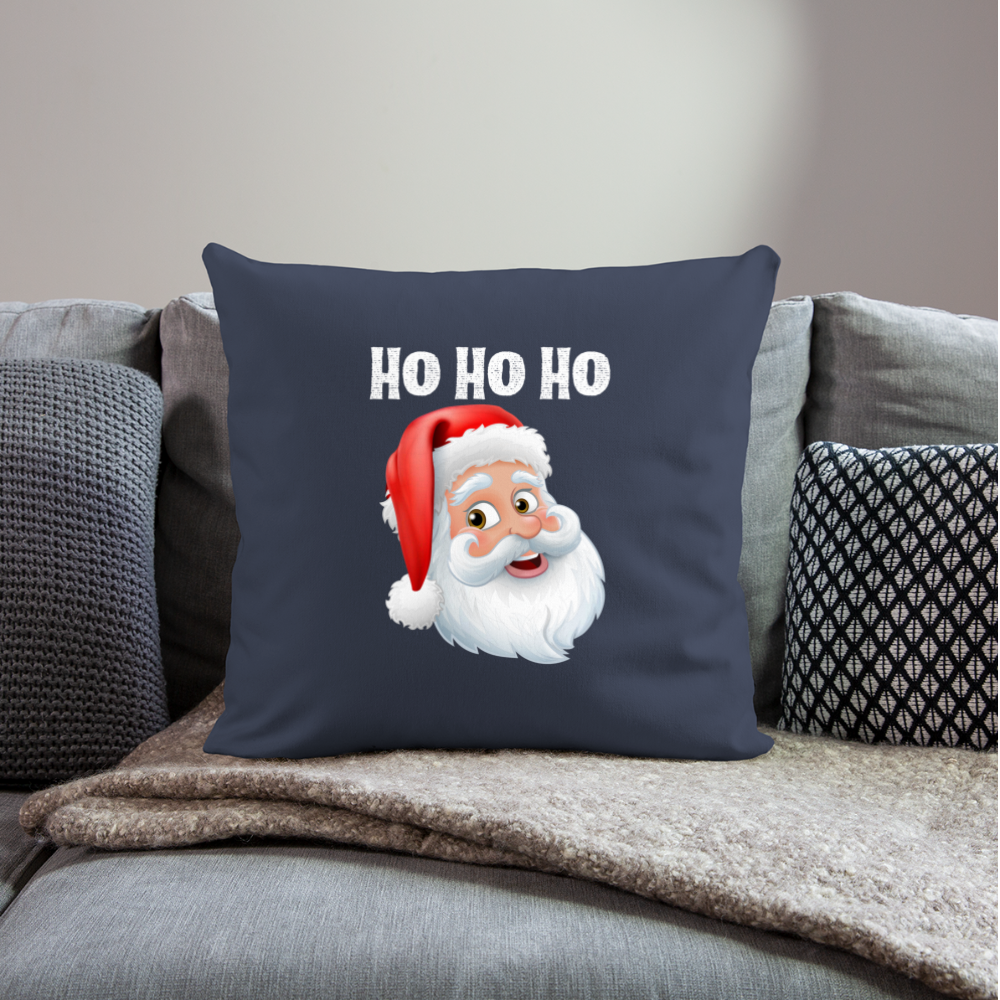 Sofakissen mit Füllung 44 x 44 cm - Santa Hohoho white - Navy