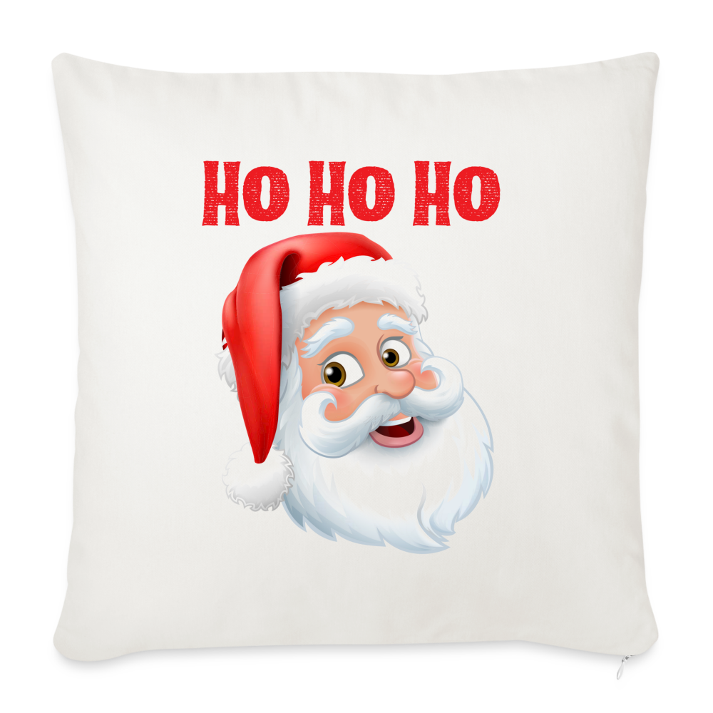 Sofakissen mit Füllung 44 x 44 cm - Hohoho Santa red - Naturweiß