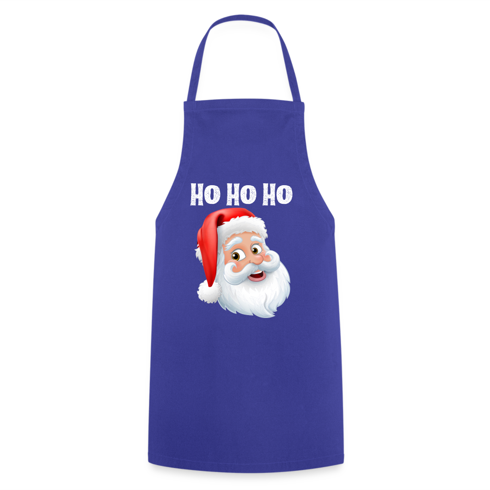 Kochschürze - Hohoho Santa - Royalblau