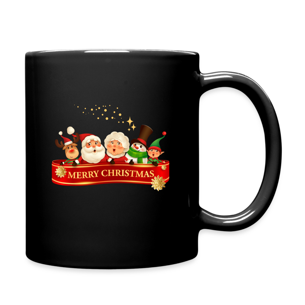 Tasse einfarbig - Christmas Team - Schwarz