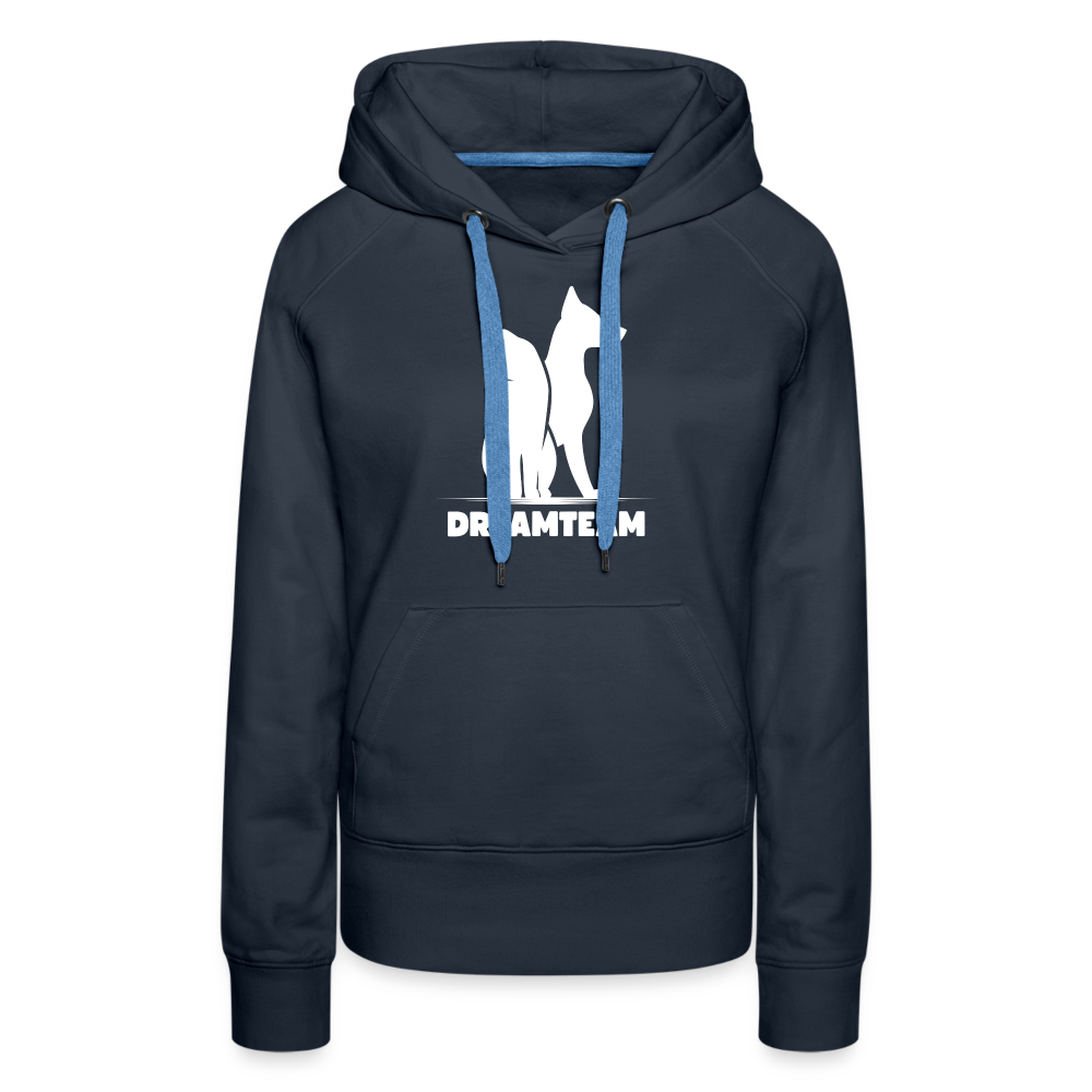 Frauen Premium Hoodie - Dreamteam - Navy