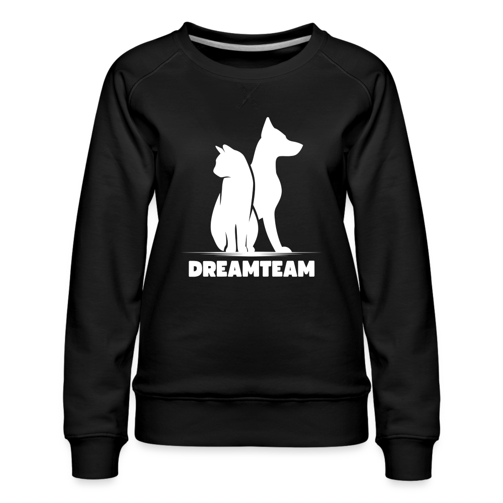 Frauen Premium Pullover - Dreamteam - Schwarz