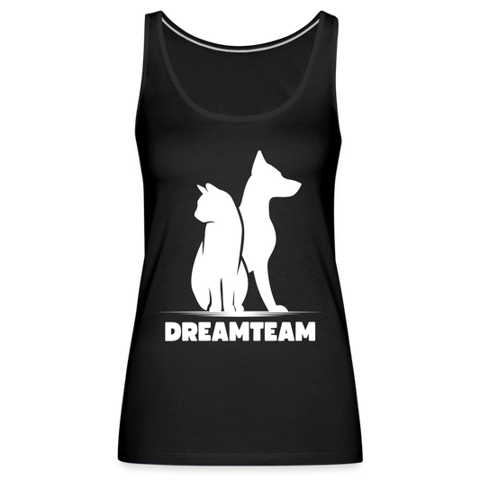 Frauen Premium Tank Top - Dreamteam II - Schwarz