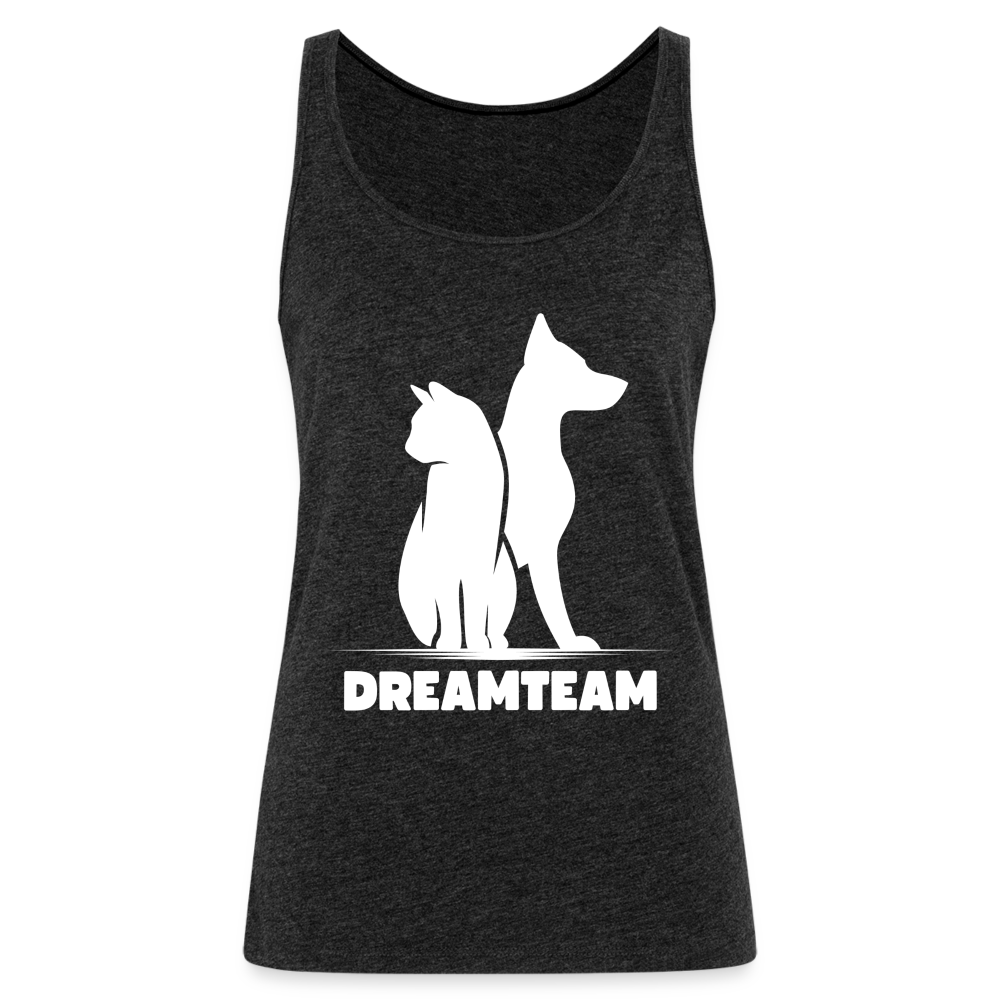 Frauen Premium Tank Top - Dreamteam II - Anthrazit