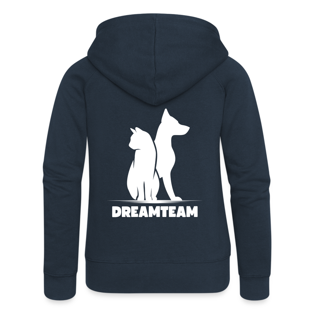 Frauen Premium Kapuzenjacke - Dreamteam II - Navy