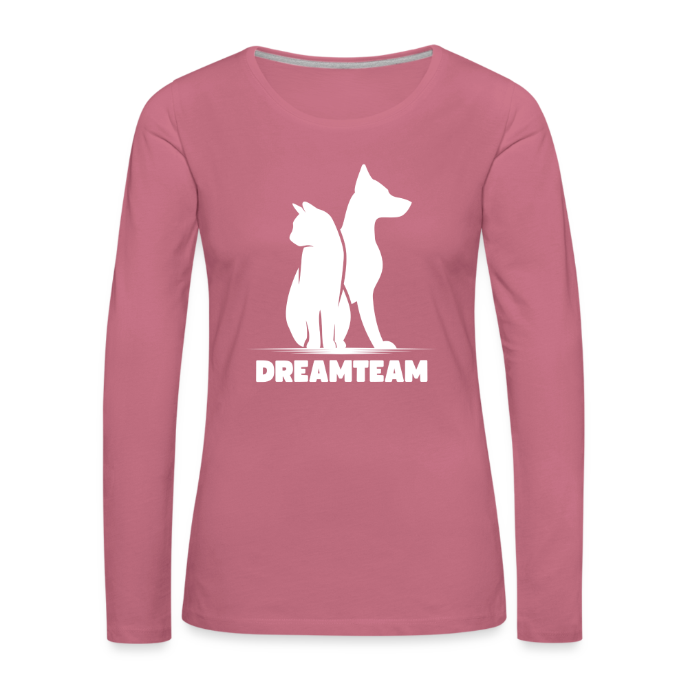 Frauen Premium Langarmshirt - Dreamteam II - Malve