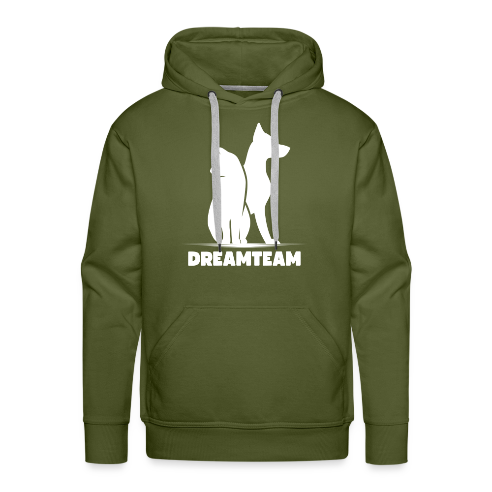 Men’s Premium Hoodie - Dreamteam II - Olivgrün