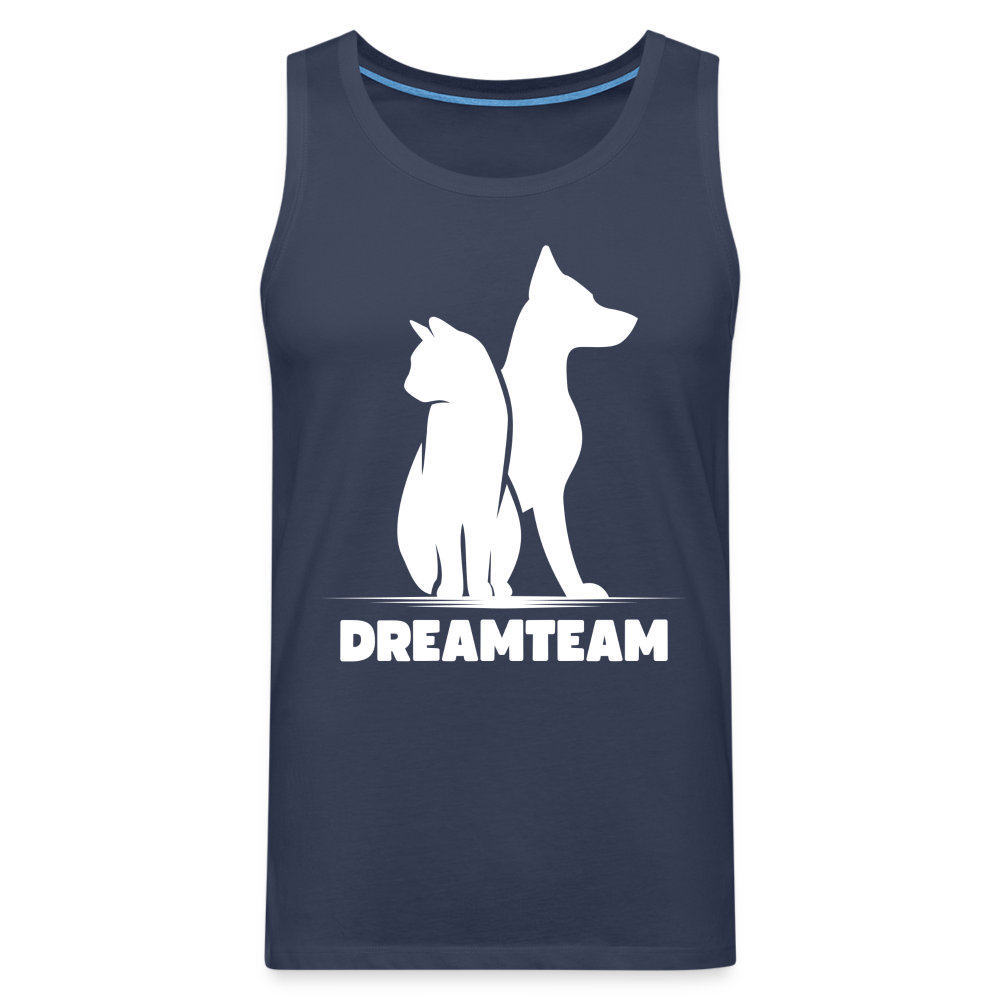 Männer Premium Tank Top - Dreamteam II - Navy