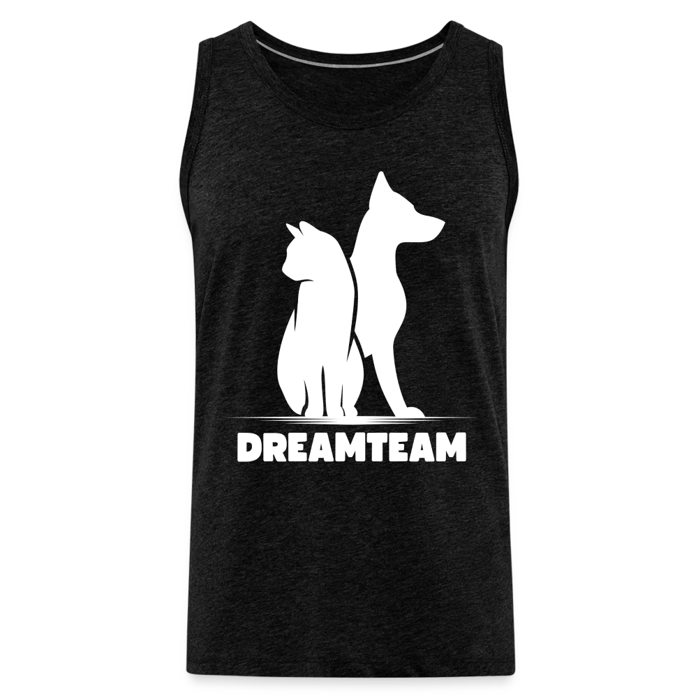 Männer Premium Tank Top - Dreamteam II - Anthrazit