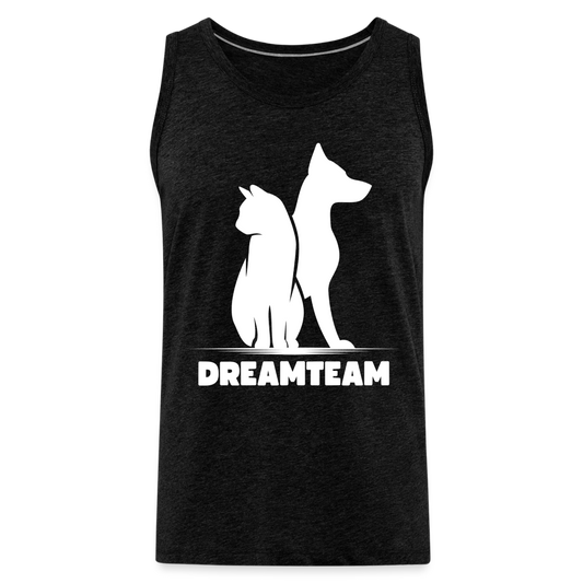 Männer Premium Tank Top - Dreamteam II - Anthrazit