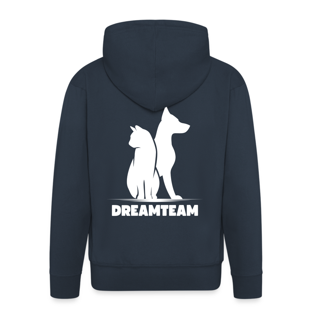 Männer Premium Kapuzenjacke - Dreamteam II - Navy