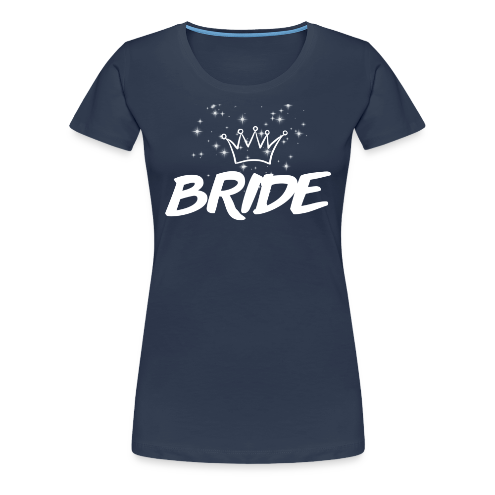 Frauen Premium T-Shirt - Bride 2024 - Navy