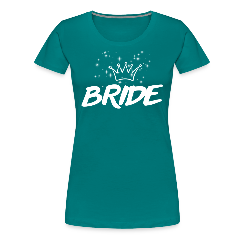 Frauen Premium T-Shirt - Bride 2024 - Divablau