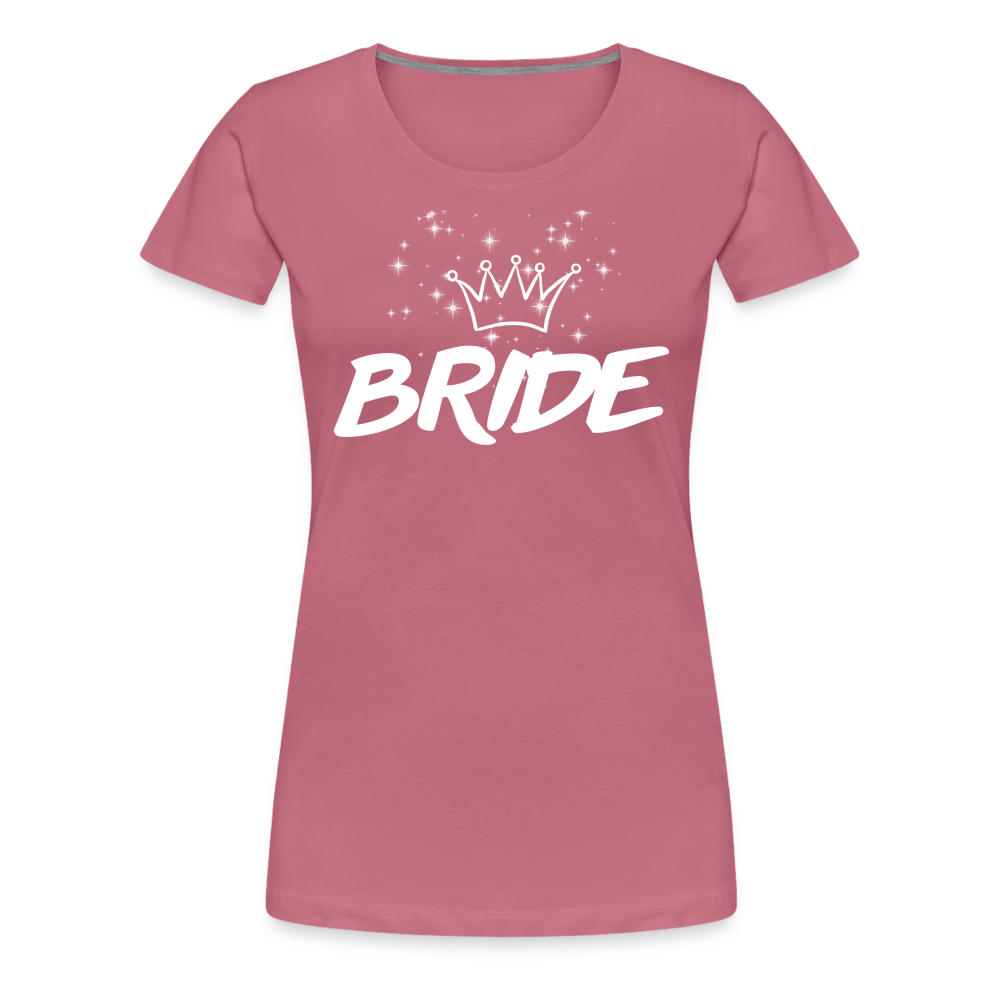 Frauen Premium T-Shirt - Bride 2024 - Malve