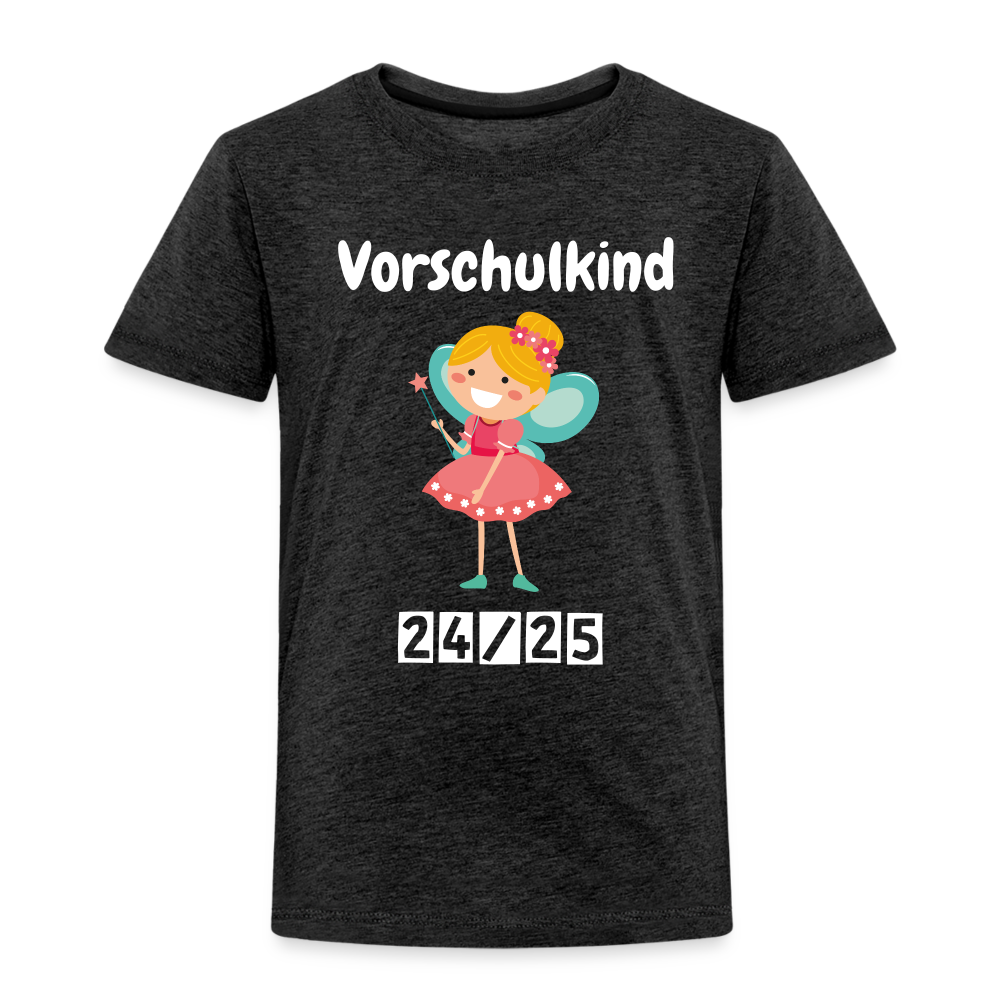 Kinder Premium T-Shirt - Vorschulkind Fee 24/25 - Anthrazit