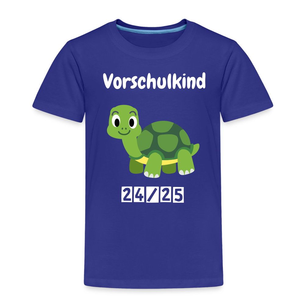 Kinder Premium T-Shirt - Vorschulkind Schildkröte 24/25 - Königsblau