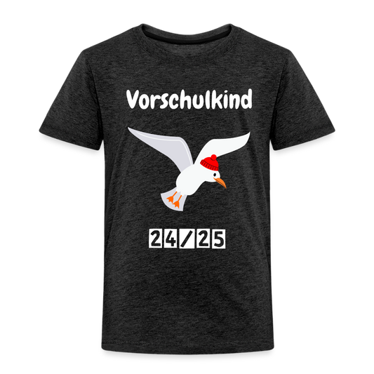 Kinder Premium T-Shirt - Vorschulkind Möwe rot 24/25 - Anthrazit