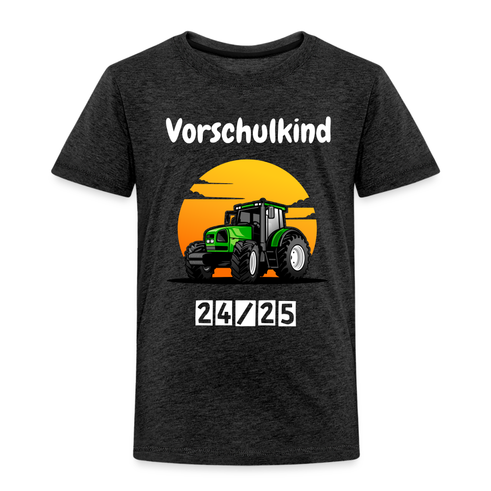 Kinder Premium T-Shirt - Vorschulkind Traktor 24/25 - Anthrazit