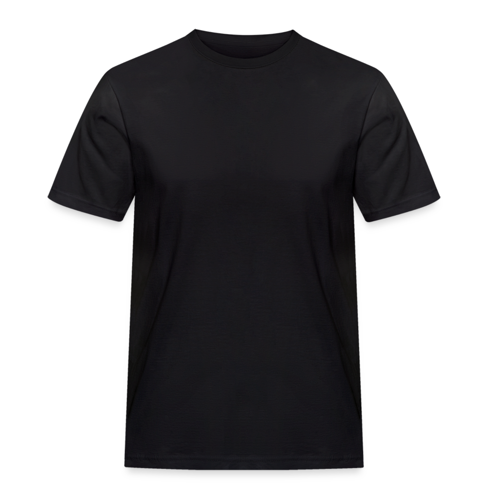 Männer Workwear T-Shirt - personalisierbar - Schwarz