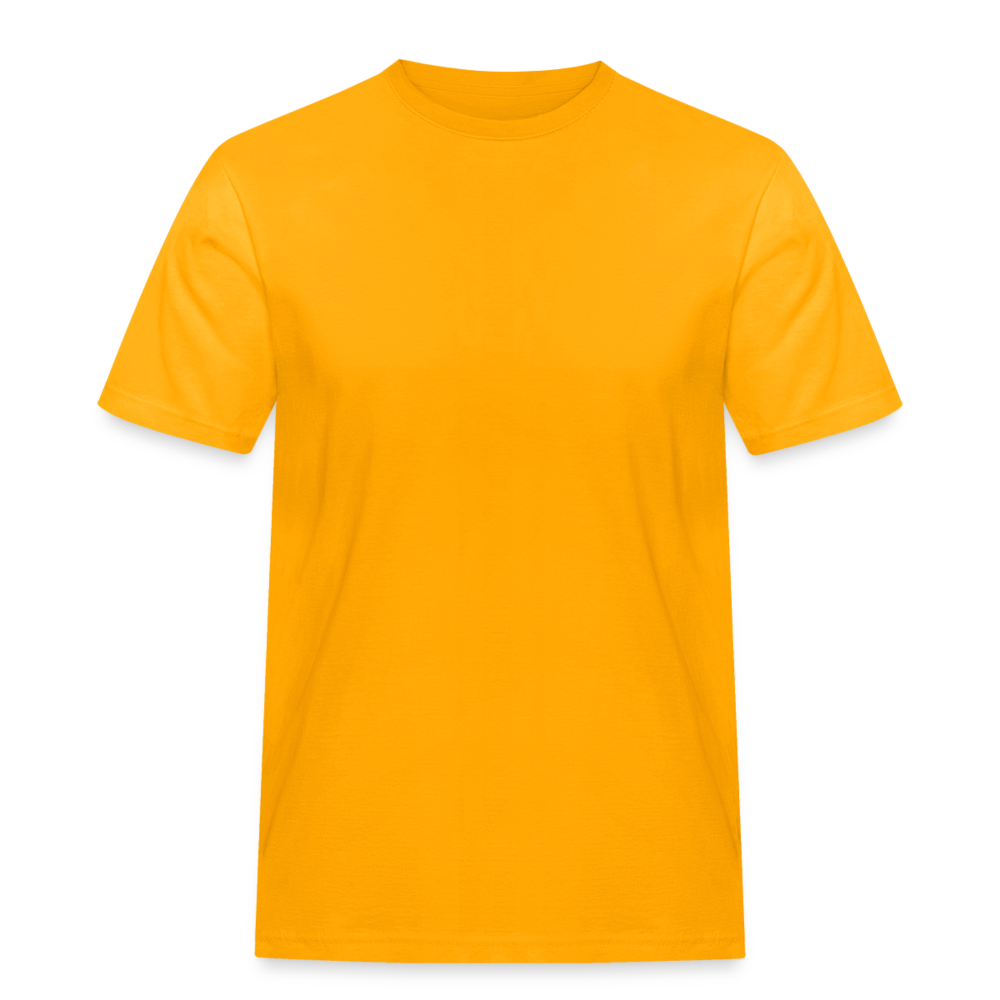 Männer Workwear T-Shirt - personalisierbar - Gold