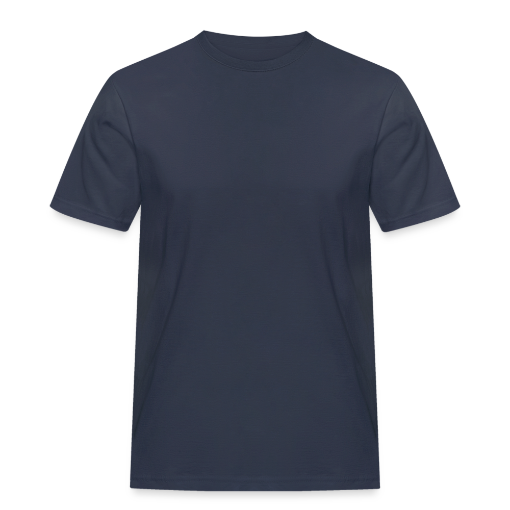 Männer Workwear T-Shirt - personalisierbar - Navy