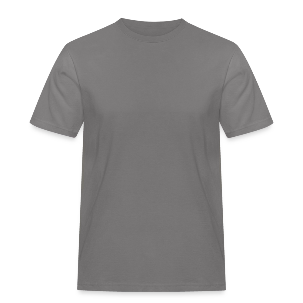 Männer Workwear T-Shirt - personalisierbar - Grau