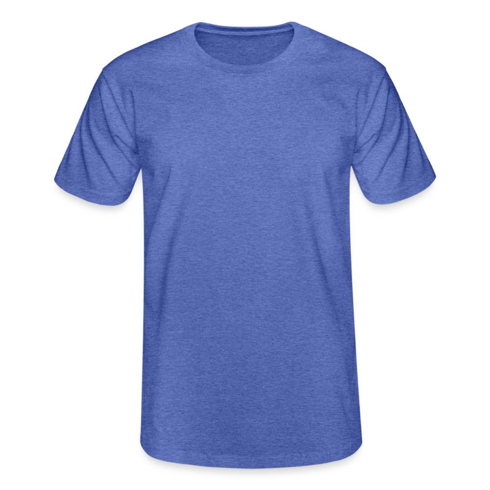 Männer-T-Shirt von Fruit of the Loom - personalisierbar - Blau meliert