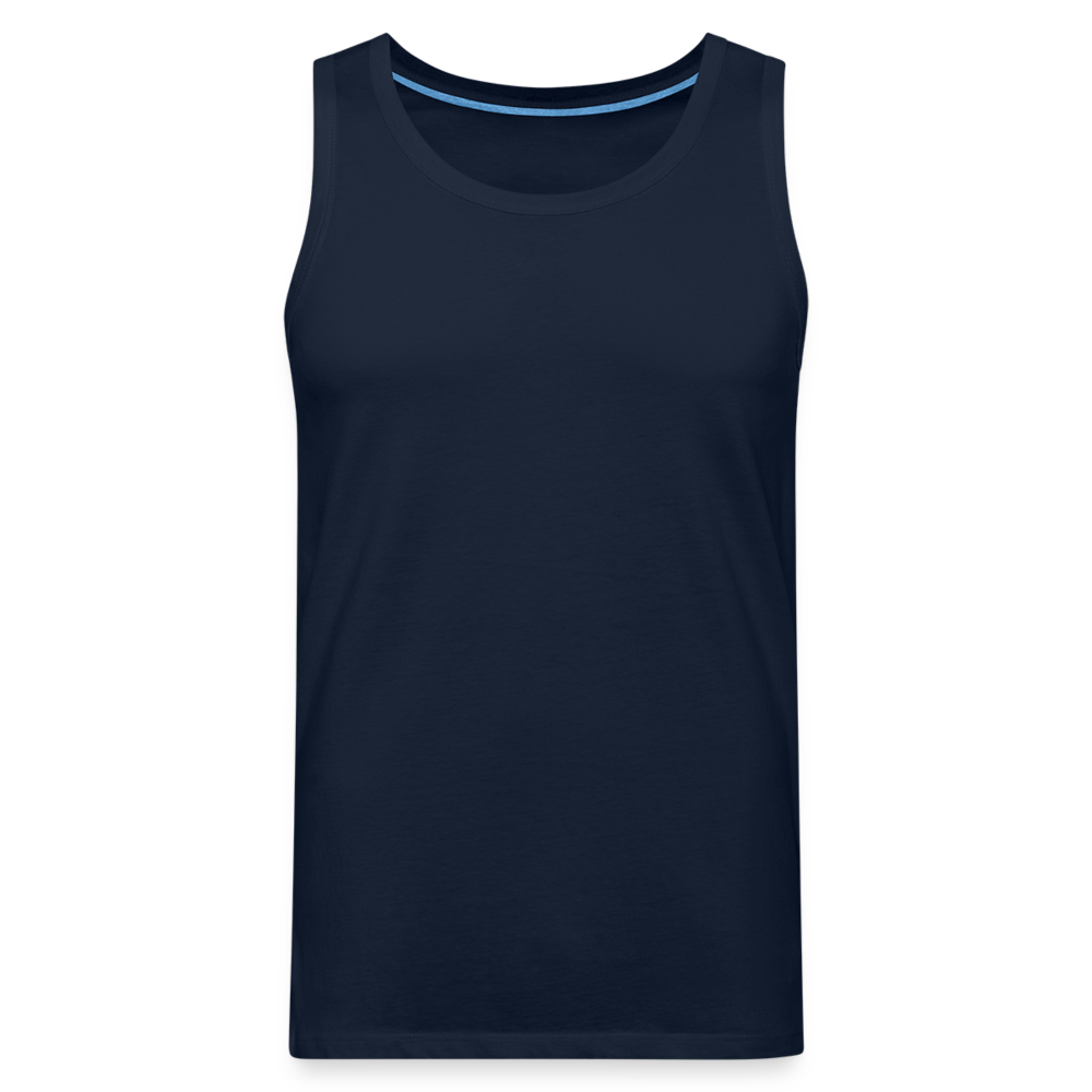 Männer Premium Tank Top - Personalisierbar - Navy